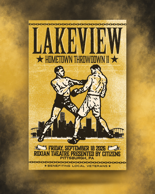 Lakeview Hometown Throwdown II Pittsburgh poster, September 18, 2026 — full front view.